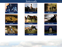 Tablet Screenshot of db.tattersalls.com